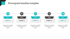 Creative powerpoint timeline template